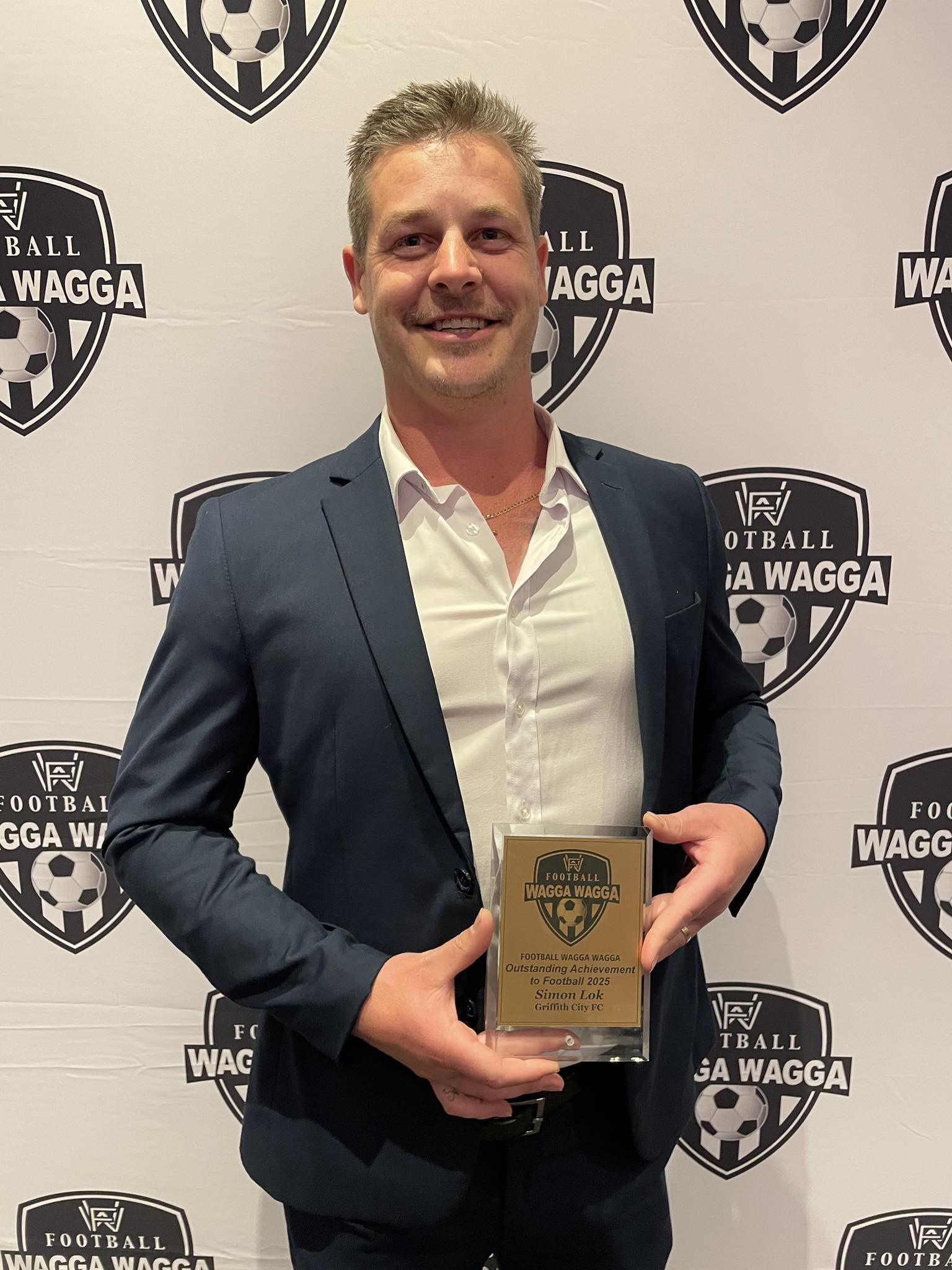 Simon Lok Receives Football Wagga Outstanding Achievement Award 2025