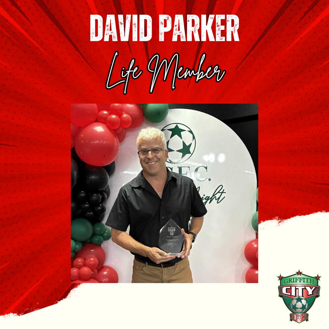 David Parker Honoured as Griffith City FC’s First Life Member